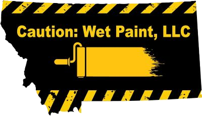 Caution Wet Paint logo